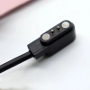 Ładowarka HUL-01 magnetyczna 2-pin 2,8 mm do smartwatchy 60 cm - czarna