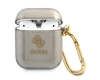 Guess GUA2UCG4GK AirPods 1/2 coverczarny/black Glitter Collection