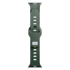 42/44/45/46/49 mm Dark Green (big) - 3mk Silicone Watch Strap for Apple