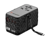Verbatim Adapter podróżny EU/UK/US GaN   USB-A/3xUSB-C PD 85W CNT-02 czarny/black 32127
