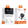 MCDODO SZYBKA ŁADOWARKA SAMOCHODOWA 3X USB USB-C 130W LED KABEL ZWIJANY 1M