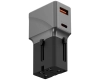Adapter Energea TravelWorld 1A1C 25W     czarny gunmetal