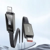 MCDODO ŁADOWARKA KABEL USB-C LIGHTNING SZYBKIEGO ŁADOWANIA DO IPHONE 1M LED