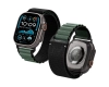 Pasek Pasek Spigen WBF1 na Apple Watch 44 / 45 / 46 / 49 mm - czarno-zielony