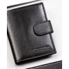Portfel skórzany męski N0036L-GPL-BL BLACK