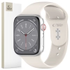 TECH-PROTECT SILICONE APPLE WATCH 6 / 7 / 8 / 9 / 10 / SE (40 / 41 / 42 MM) STARLIGHT