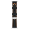 Beline pasek Apple Watch Solid Silicone42/44/45/49mm pomarańczowo-czarny orange/black