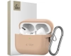 TECH-PROTECT SILICONE HOOK APPLE AIRPODS PRO 1 / 2 CAFFE LATTE