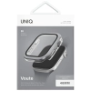 Etui UNIQ Voute do Apple Watch Series 10 46mm szkło hartowane srebrny