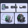 MCDODO STACJA DOKUJĄCA ŁADOWARKA INDUKCYJNA 3W1 DO IPHONE AIRPODS WATCH QI2