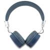 Guess słuchawki nauszne Bluetooth ENC    GUBH70PGTSPSB niebieski/blue Grained Classic Round Shape
