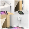 Ładowarka sieciowa 4smarts FlatPlug Duos 20W GaN USB-C + USB-A biały