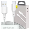 Kabel USB do USB-C Baseus Simple Wisdom, 40W, 5A, 1.5m (biały) 2szt.