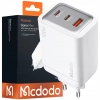 MCDODO ŁADOWARKA SIECIOWA ZASILACZ KOSTKA 3X USB-C PD USB 100W BIAŁA