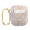 Guess GUA24GSMP AirPods 1/2 coverróżowy/pink 4G Script Metal Collection
