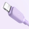 Kabel Joyroom Multi-Color Series A14 Lightning / USB-A 2.4A 1.2 m - fioletowy