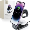 TECH-PROTECT QI15W-A28 3IN1 MAGNETIC MAGSAFE WIRELESS CHARGER BLACK
