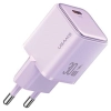 USAMS Ład. siec. 1xUSB-C PD30W 3A(only head) PD3.0 Fast Charging purpurowy/purple X-ron Series CC186TC03 (US-CC186)