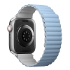 UNIQ pasek Revix Apple Watch Series1/2/3/4/5/6/7/8/9/SE/SE2/Ultra/Ultra 2 42/44/45/49mm. Reversible Magnetic biały-niebieski/white-blue