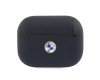 BMW BMAPSSLNA AirPods Pro cover granatowy/navy Geniune Leather Silver Logo