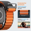 Pasek Pasek Spigen WBF1 na Apple Watch 44 / 45 / 46 / 49 mm - czarno-pomarańczowy