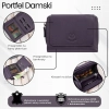 Portfel damski skórzany fioletowy duży Paolo Peruzzi RFID