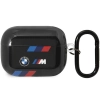 BMW BMAP222SOTK AirPods Pro 2(2022/2023) cover czarny/black Tricolor Stripes
