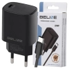 Beline Ład. siec. 1x USB-C 20W + kabelUSB-C czarna /black PD 3.0  BLNCB20C