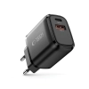Ładowarka sieciowa Tech-Protect NCA20 PD 20W / QC3.0 USB-A / USB-C- czarna
