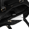 Torba męska skórzana na laptopa czarna PETERSON elegancka torba biznesowa A4 na ramię