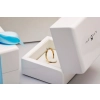 Pierścionek zaręczynowy brylantem 0,15ct złoto 750 Exclusive