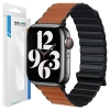 Beline pasek Apple Watch Magnetic Pro42/44/45/49mm czarno/brązowy black/brown box