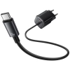 Ładowarka sieciowa USAMS JC Series CC261 20W GaN Mini Fast Charger 2xUSB-C biały