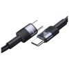USAMS Kabel USB-C na USB-C 60W 1.2m      Aluminum Alloy Data Cable SY Series SJ724USB01 (US-SJ724)