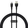Kabel Baseus Flash 2 USB-A / USB-C 100W 1 m - czarny