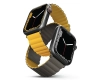 UNIQ pasek Revix Apple Watch Series1/2/3/4/5/6/7/8/9/SE/SE2/Ultra/Ultra 2 42/44/45/49mm. Reversible Magnetic musztardowy-khaki/mustard-khaki
