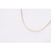 Złoty delikatny łańcuszek z regulacja długości 40/43cm