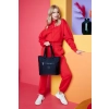 Nylonowy, pojemny shopper damski - Peterson