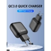 JELLICO ładowarka sieciowa C32 18W 1xUSB QC3.0 + kabel Lightning Czarny