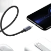 USAMS Kabel USB na Micro-USB 2A 1,2mFast Charging stalowy/tarnish SJ668USB01 (US-SJ668)