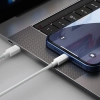 Kabel USB-C do Lightning Baseus Simple Wisdom, PD, 20W, 1.5m (biały) 2szt.