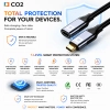 CO2 KABEL PRZEDŁUŻACZ USB-C SZYBKIE ŁADOWANIE USB TYP C 4K 20GBPS 100W 1M