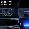 USAMS Ład. sam. C29 45W 2xUSB-AFast Charge jasno złoty/light gold CC154CC01(US-CC154)