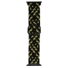 Beline pasek Apple Watch Textile38/40/41mm czarno-limonkowy black/lime