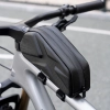 Torba rowerowa Rockbros usztywniana, na ramę, na rurę górną 1,4l - czarna
