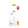 Słuchawki przewodowe Dudao X10PRO mini jack 3,5mm dokanałowe z pilotem - białe