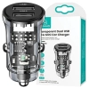 USAMS Ład. sam. C31 3A 2xUSB-AFast Charge czarny/black CC162CC01(US-CC162)