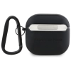 Mercedes MEA4CSLBK AirPods 4 cover       czarny/black Leather Metal Logo