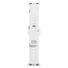 42/44/45/46/49 mm White (big) - 3mk Silicone Watch Strap for Apple