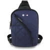 Torebka na telefon BMW Nylon             Pocket&Metal Logo Crossbody granatowy
